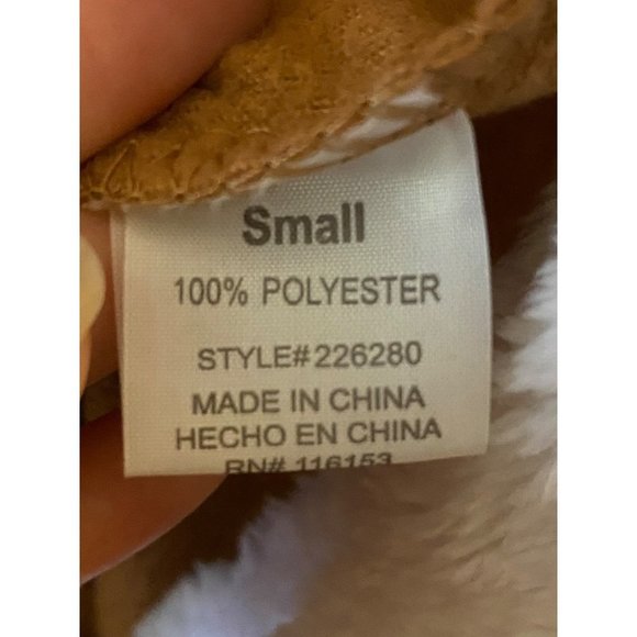 Unisex Merry Christmas by Poof Reindeer one piece zip up pajamas Sz S‎ - Picture 10 of 13